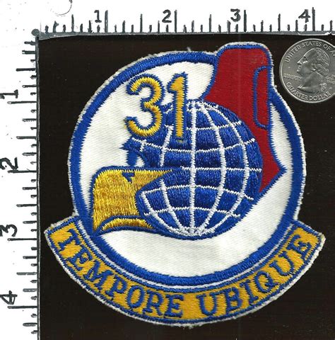 Authentic Usaf Mats Patch Circa 1952 1965 31st Air Transport Squadron Heavy 4636266402