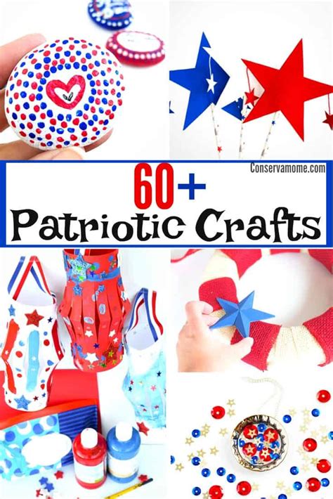 60 Patriotic Crafts Perfect For Fourth Of July Memorial Day And