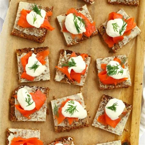 Smoked Salmon Canapés