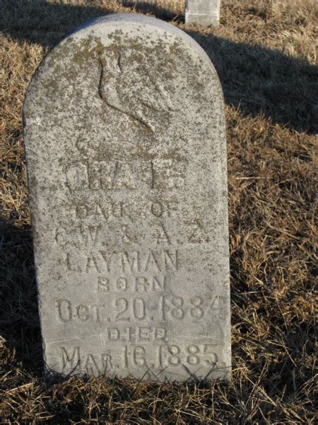 Ora E Layman 1884 1885 Mémorial Find a Grave