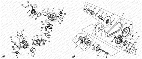 23т 180 мм Linhai 520 520CC 550 550CC 600CC LH2V70 LH2V73 комплект ...