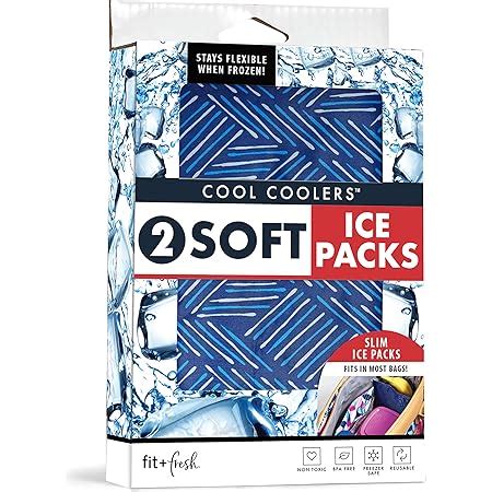 Amazon Cool Coolers By Fit Fresh 4 Pack Slim Ice Packs Quick