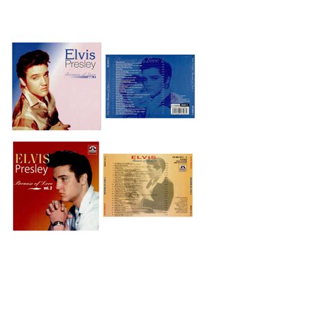 2 Cds Because Of Love Vol 1 Vol 2 De Elvis Presley Cd X 2 Chez