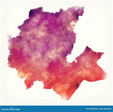 Fes-Meknes Region Of Morocco Vector Map Illustration | CartoonDealer