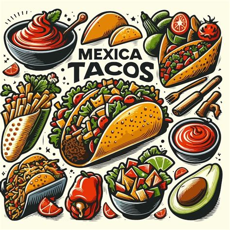 Premium Vector Mexican Tacos Logo Vector