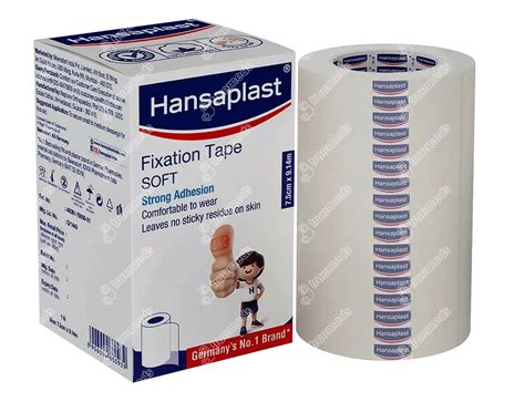 Hansaplast 75 Cm X 914 Cm Fixation Tape 1 - Uses, Side Effects, Dosage ...
