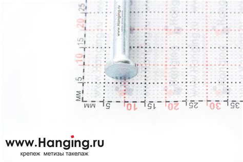 Гвоздь ершеный оцинкованный 4*100 мм с конической головкой