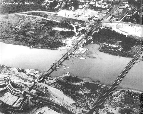 Vista Aerea Del Puente Internacional En Construccion De Nuevo Laredo