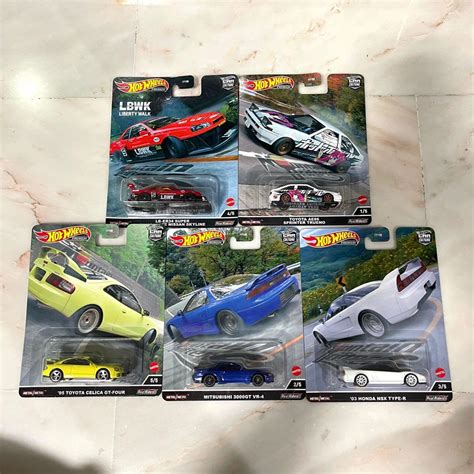 Last Set Hot Wheels Mountain Drifter Set LBWK Nissan Skyline Super Silhouette Toyota Ae