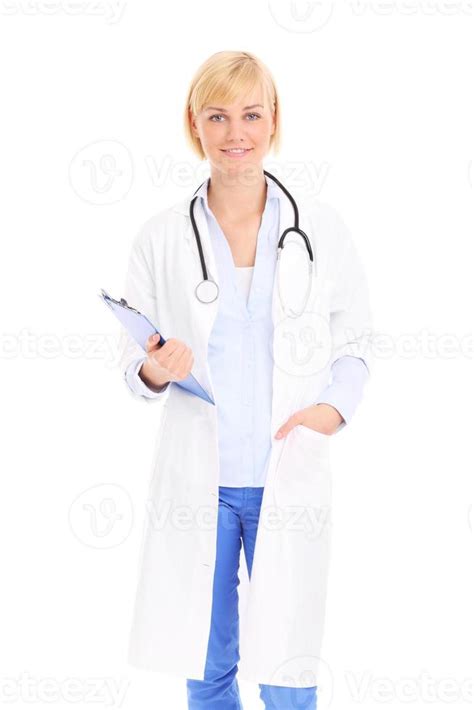 Young doctor with stethoscope 15863204 Stock Photo at Vecteezy