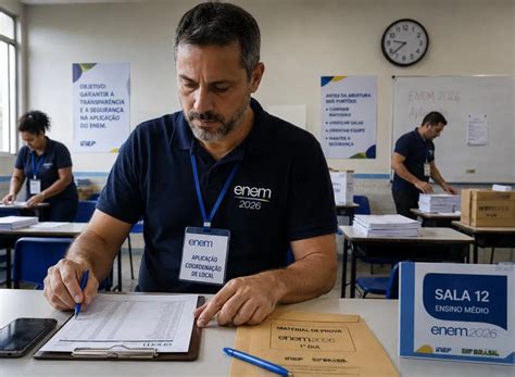 Trabalhar Enem 2025 - Como trabalhar no Enem 2026: inscrições para fiscal de prova com ...
