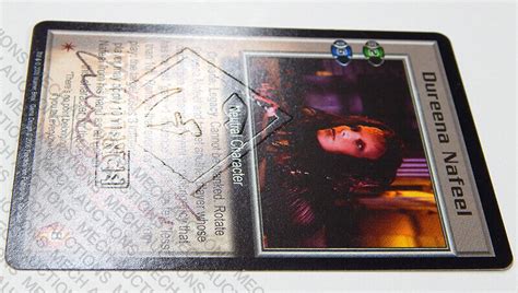 Babylon 5 CCG Crusade Embossed Card Dureena Nafeel Carrie Dobro