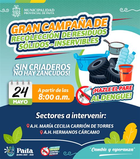 Gran Campa A De Recolecci N De Residuos Solidos Inservibles