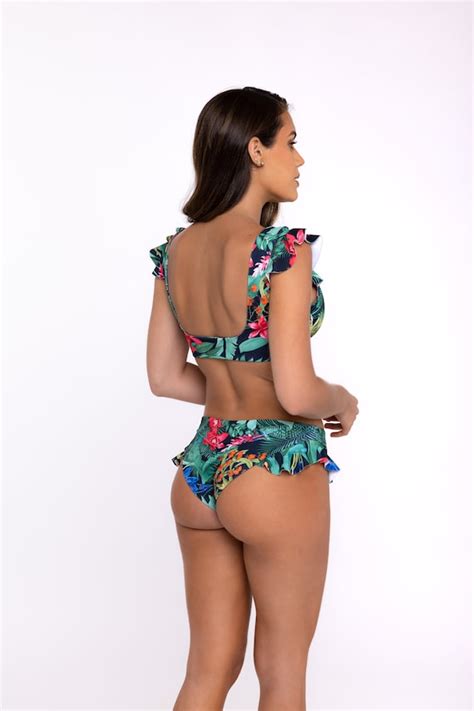 Bikini Bottom Seamless Swimsuit Swimwear Women Fashion Sport Etsy