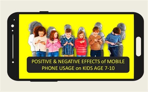 Positive & negative effects of mobile phones on kids