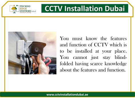 PPT How To Choose The Right CCTV Installation In Dubai PowerPoint