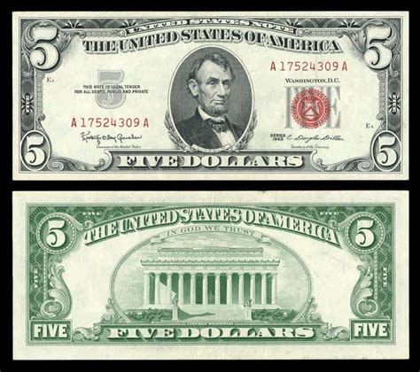 1988 5 Dollar Bill Artofit