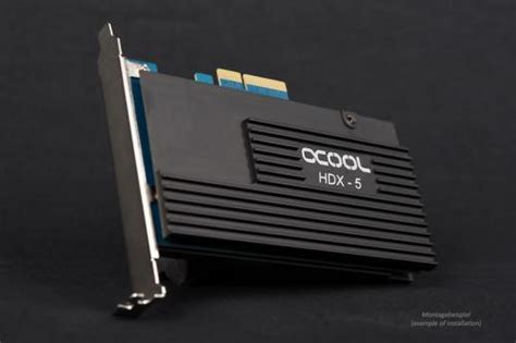 Alphacool Announces HDX-5 PCIe M.2 Passive Cooler - Modders Inc