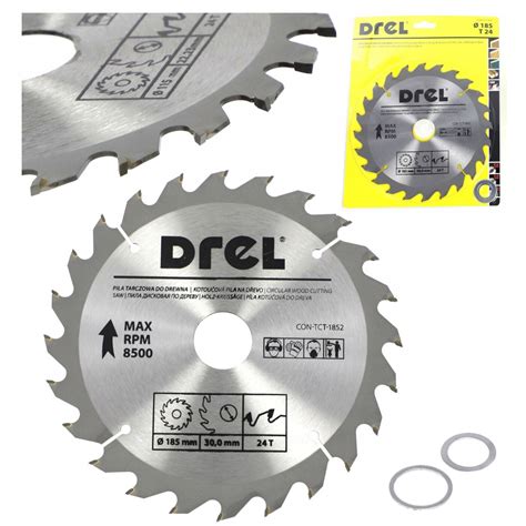 Disc Fierastrau Circular Pentru Lemn Drel 185x30mm 24 Dinti EMAG Ro