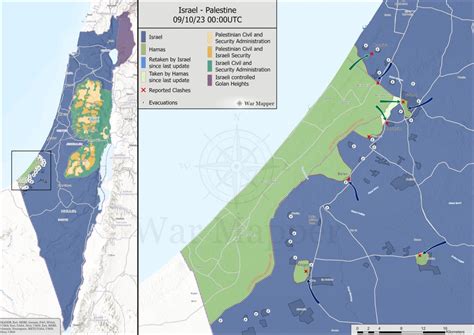 2024 Israel Hamas War Map - Maria Charissa