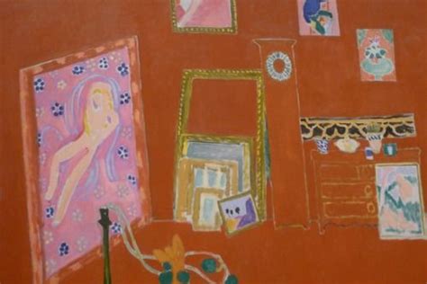 Henri Matisse The Red Studio Detail Henri Matisse