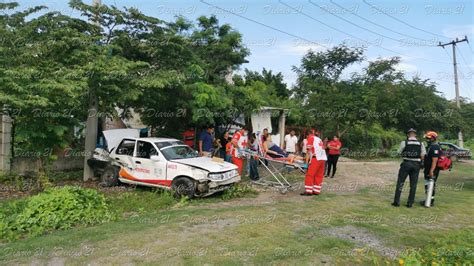 Tres heridos deja choque de 3 vehículos en la Iguala Chilpancingo