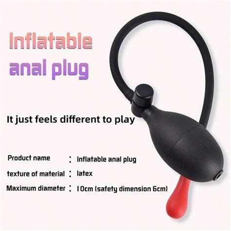 Juguete sexual de dilatador anal inflable para masaje de próstata para