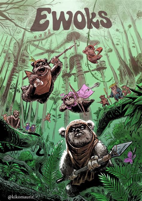 Ewoks By Kikomauriz On Deviantart Star Wars Wallpaper Ewoks Star