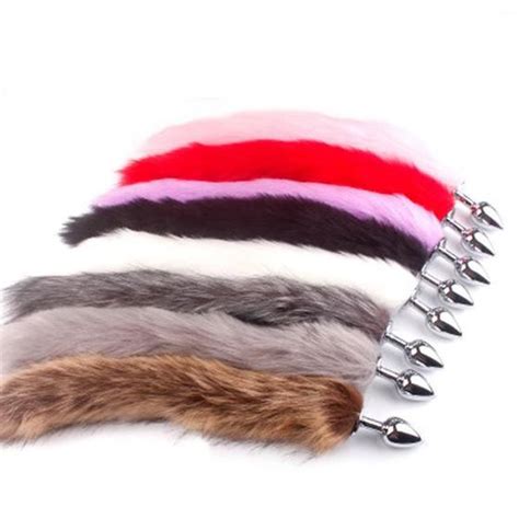 Plug Anal de aço Médio cauda rabo sexyimportados Plug Sexual Magazine Luiza