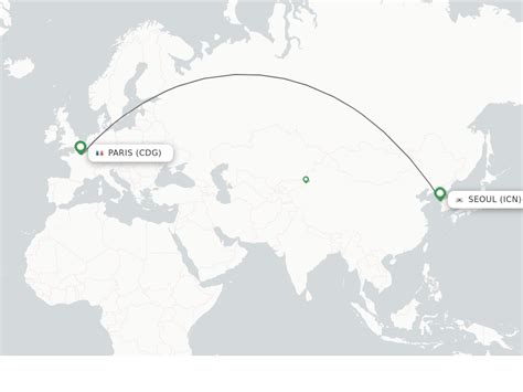 Direct Non Stop Flights From Paris To Seoul Schedules Flightsfrom