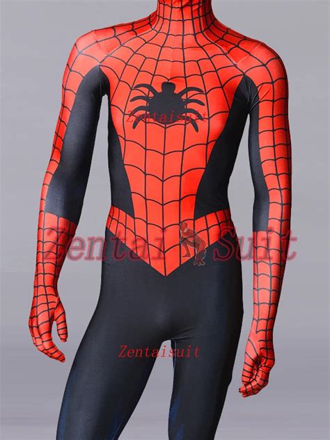 Spiderman Costume Steve Ditko Version Classic Spider Man Cosplay Costumes Lycra Spidey Zentai