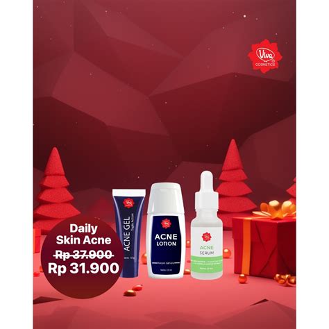 Jual Paket Viva Acne Serum Viva Acne Gel Viva Acne Lotion Viva