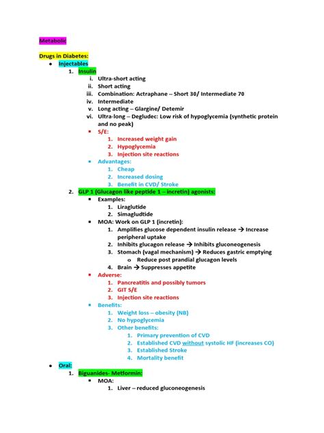 Metabolic Syndrome Complications | PDF | Cardiovascular Diseases | Insulin