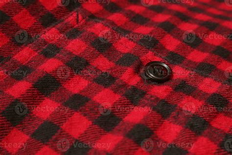 Background texture of red plaid flannel fabric 26760929 Stock Photo at ...