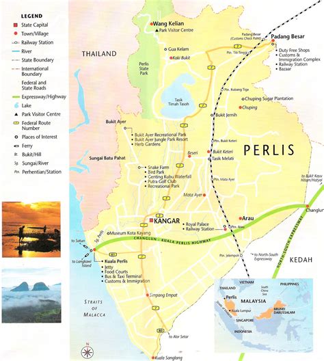 This Is Map Of Perlis, Malaysia, State, Sabah Sarawak, Map oF Malaysia ...