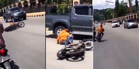 Viral Video Kakek Naik Motor Ugal Ugalan Di Jalan Bikin Jantungan