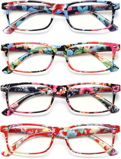 Gaoye Reading Glasses For Women 6 Pack Fashion Readers For