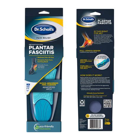 Plantillas Ortopédicas para la fascitis plantar Dr Scholls