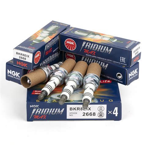 Genuine NGK IRIDIUM IX SPARK PLUGS SET OF 4 BKR8EIX NGK 2668 EBay