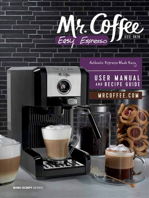 Mr Coffee BVMC ECMPT1000 User Manual