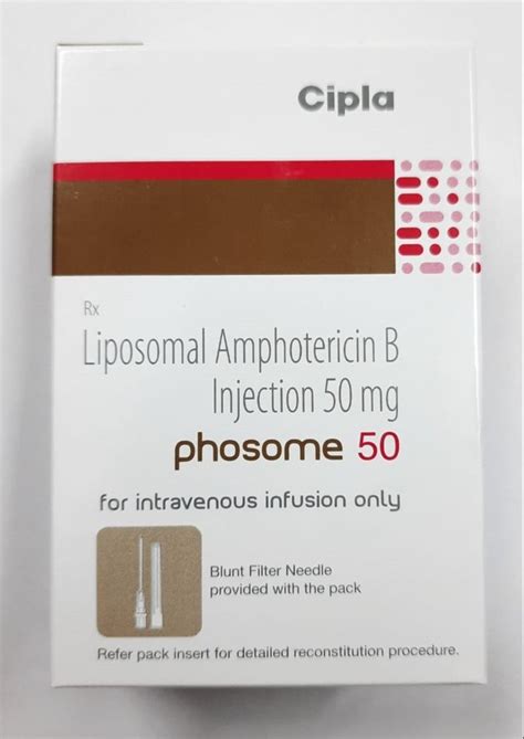 Mg Liposomal Amphotericin B Injection Cipla Ltd Treatment Treat