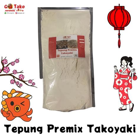 Jual Gotako Tepung Premix Takoyaki Tepung Instan Okonomiyaki Dan