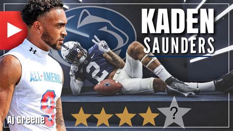 This Star Wide Receiver Wants His Th Star Kaden Saunders Penn State