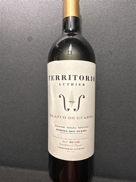 2020 Territorio Luthier Ribera Del Duero Hispania Blanco Spain