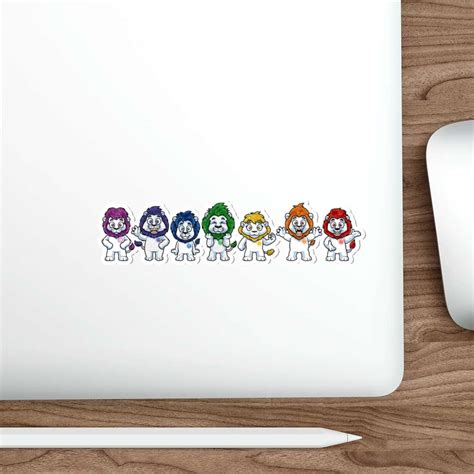 Chakra Pride Line Die Cut Stickers Chakra Pride