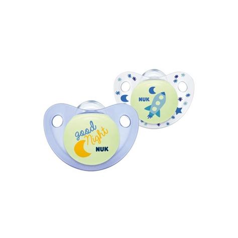 NUK Night/Day Silicone Soother 6-18m (Boy) (2 Pcs/Box) | Shopee Malaysia
