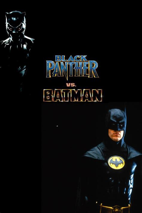 Black Panther vs Batman poster by SteveIrwinFan96 on DeviantArt