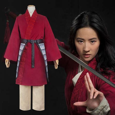 Ready Stock Movie Mulan Cosplay Uniform Mulan