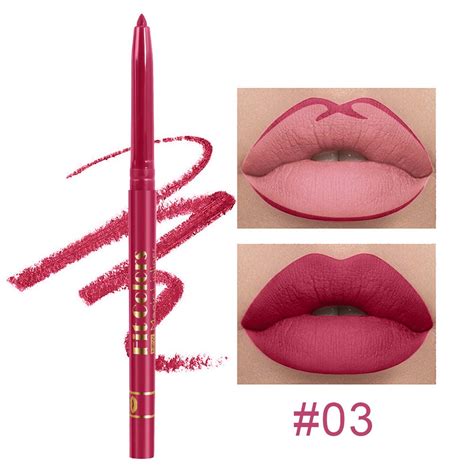 SDJMa Matte Lip Liner Pencil Highly Pigmented Lip Crayon All Day Wear Nude Lipstick