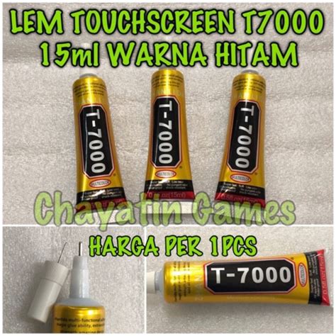 Jual LEM TOUCHSCREEN LCD T 7000 T7000 15 ML HITAM Shopee